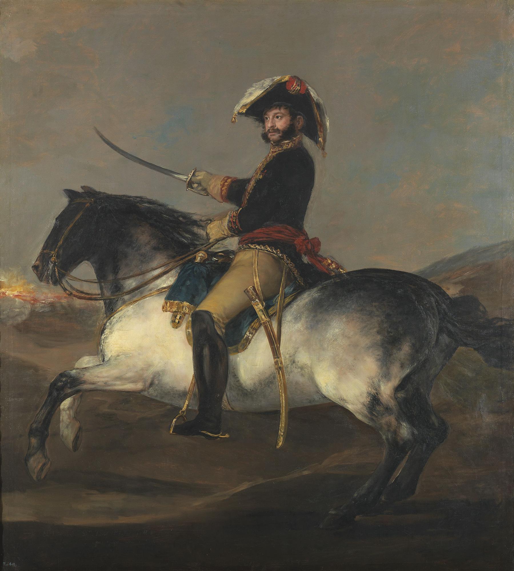 José de Palafox, nombrado capital general de Aragón, en un retrato de Goya.