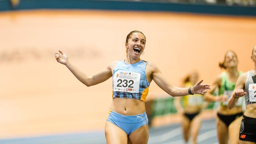 Lucía Pinacchio vuelve a brillar con un triunfo en el Gran Premio Internacional de Atletismo de Valencia