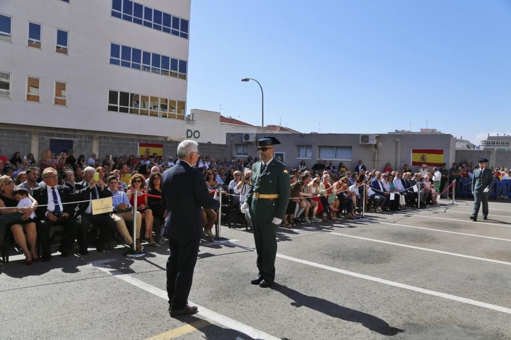 Misa y acto castrense en el cuertel de la Compañía de la Guardia Civil de Torrevieja y la Vega Baja el día de la Virgen del Pilar