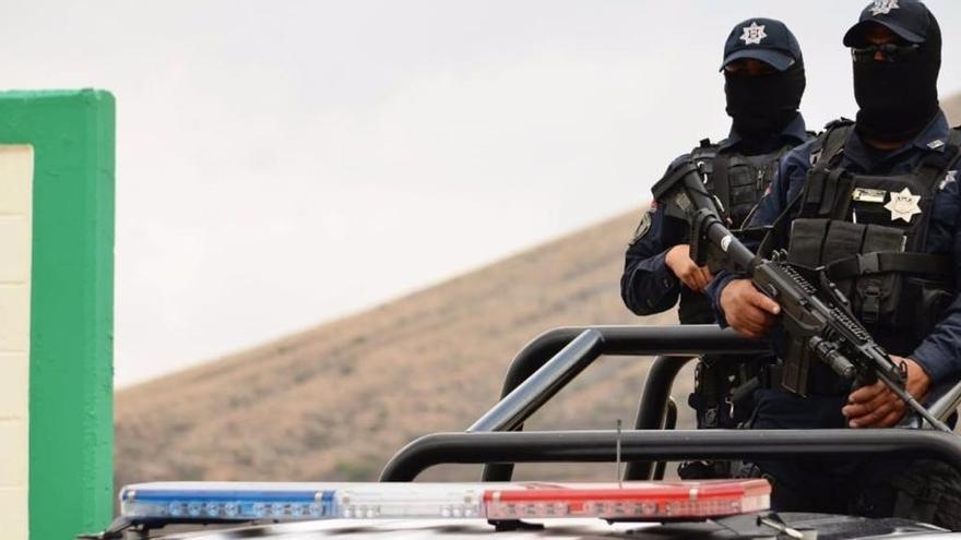Policía estatal mexicana.