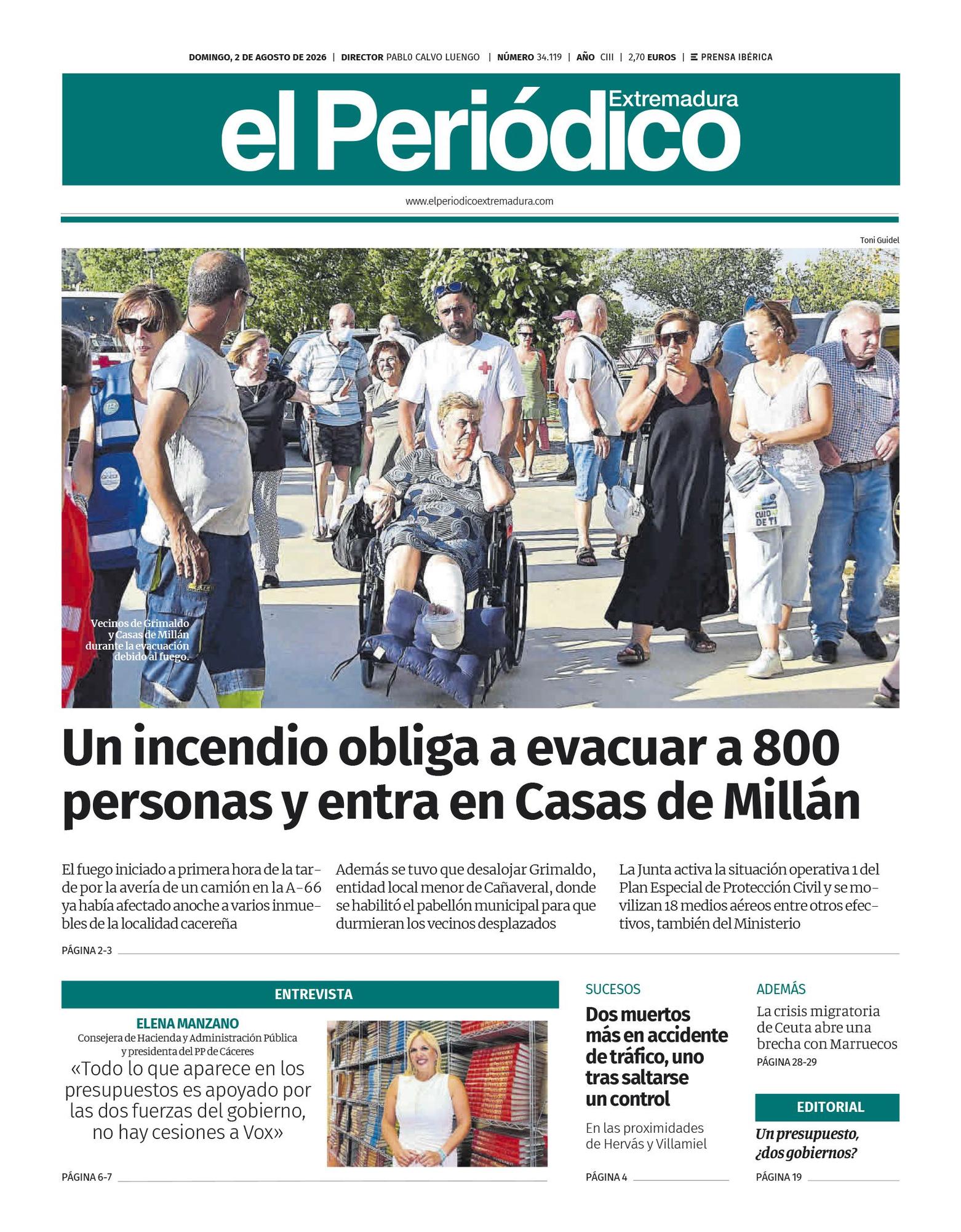 Consulta la portada correspondiente al día 2 de agosto de 2026