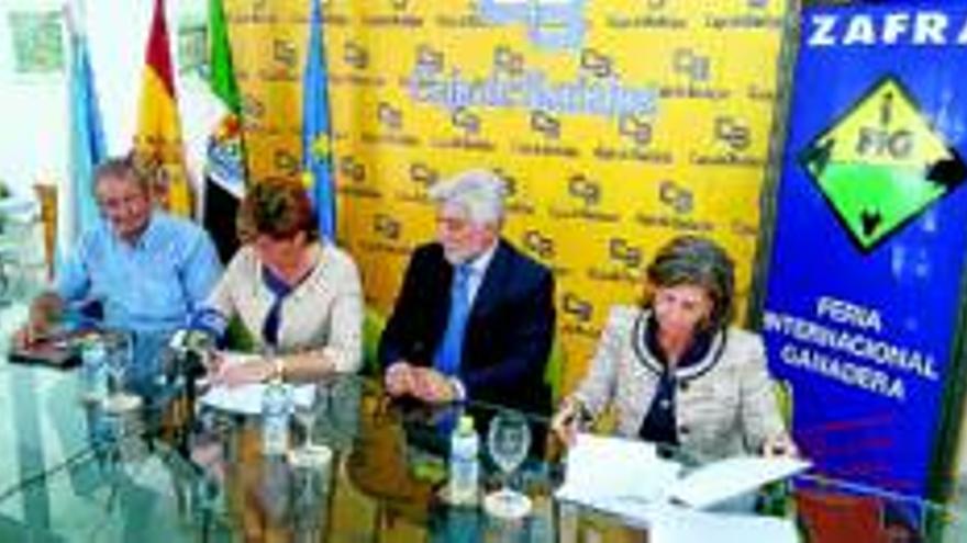 Caja Badajoz renueva el convenio con la FIG