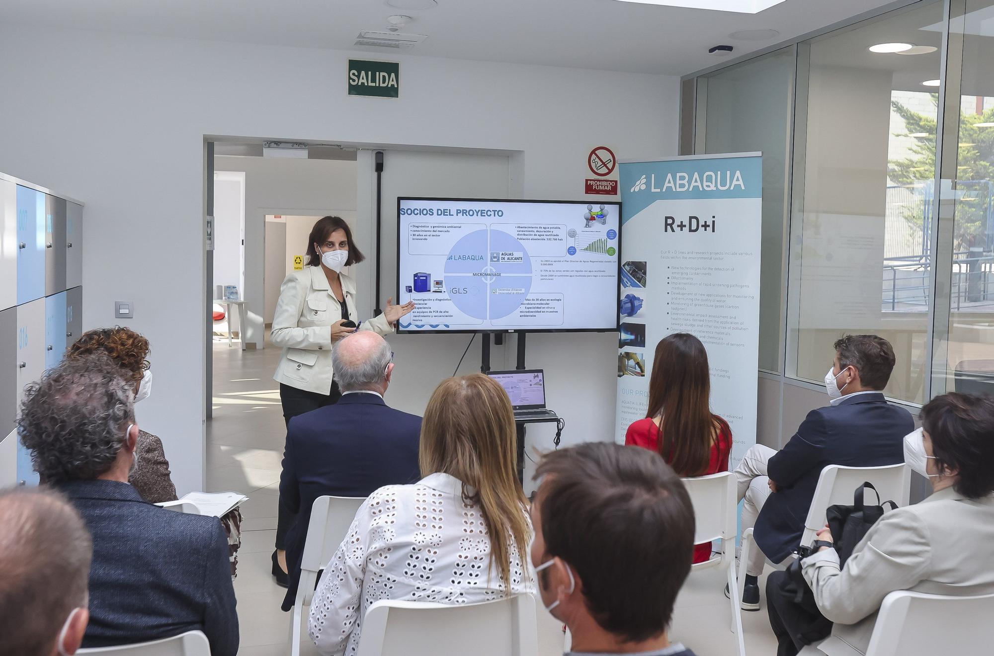 Presentan un proyecto en Alicante para mejorar la calidad del agua residual depurada