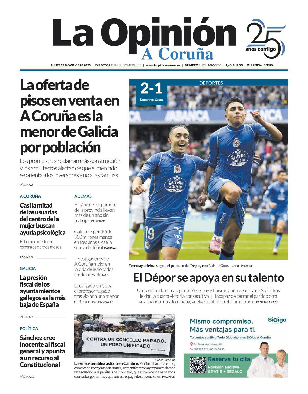 Jornada 15, 24 de noviembre: Deportivo 2-1 Ceuta Jornada 15, 24 de noviembre: Deportivo 2-1 Ceuta