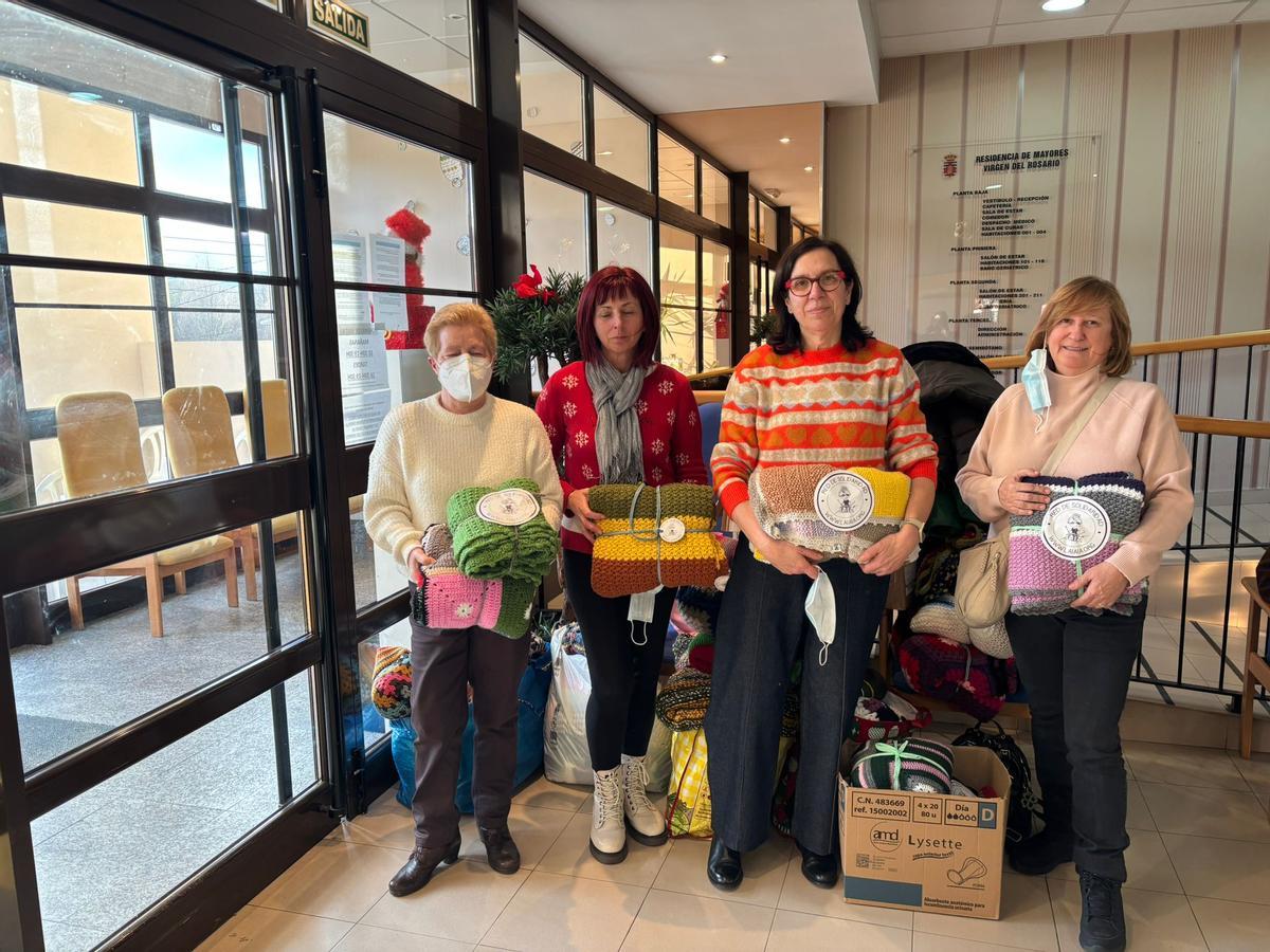 GALERÍA | Mantas solidarias en Sanabria