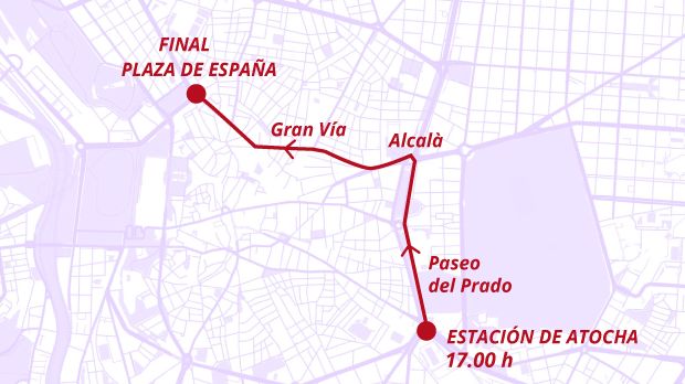 Manifestación del 8 de Marzo en Madrid: horario y recorrido