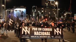 Dos detenidos y cargas policiales en el aniversario de las protestas de Ferraz en Madrid
