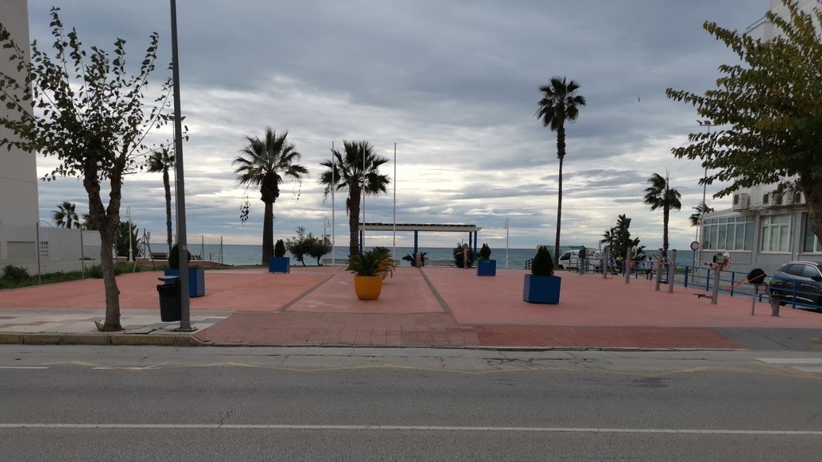 Imagen actual de la plaza del Agua en Rincón de la Victoria.