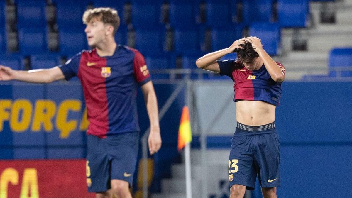 A controversial and brutal final for Barça Athletic, who debuted with a draw