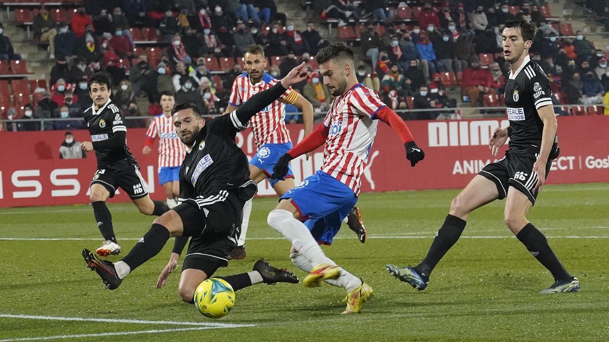 La victòria del Girona contra el Burgos a Montilivi en imatges