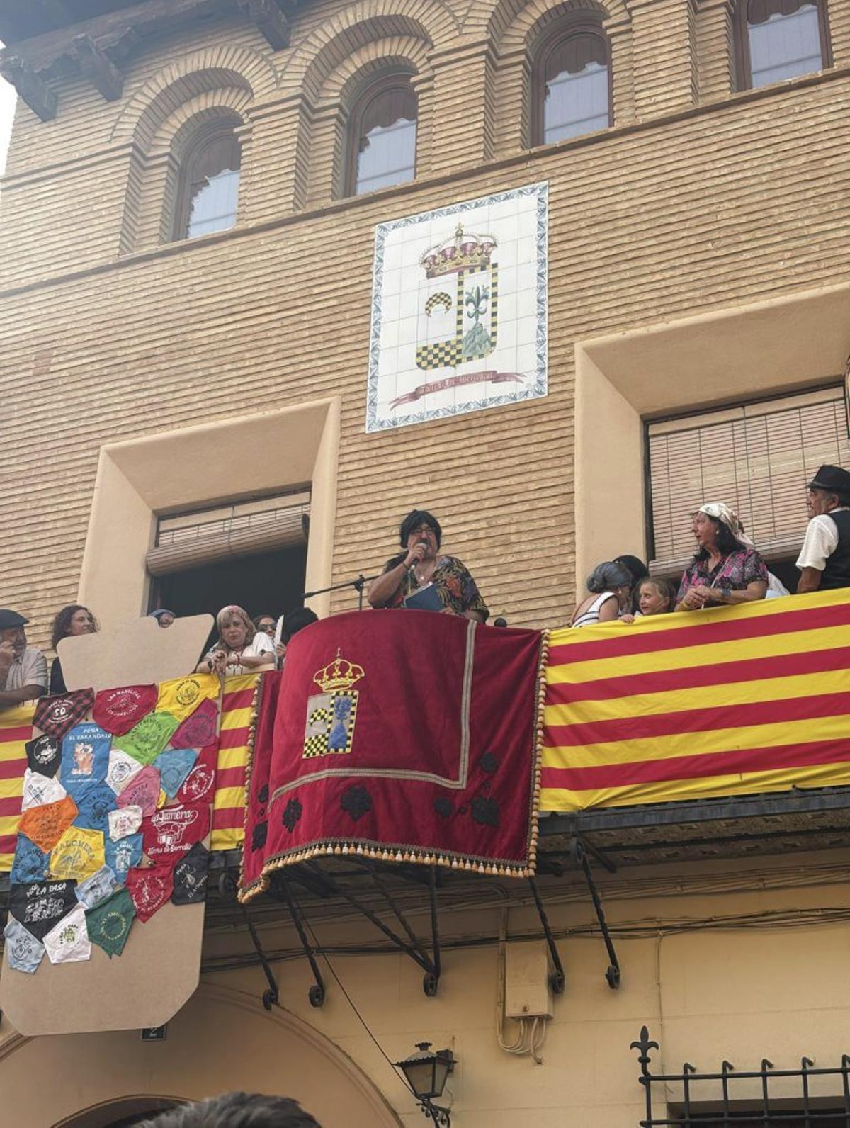 El pregón fue a cargo de la Peña de la Suerte. | SERVICIO ESPECIAL