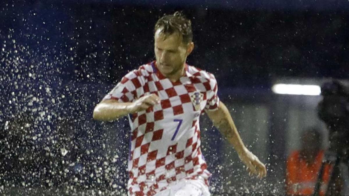 Ivan Rakitic, en una imagen con la camiseta de Croacia