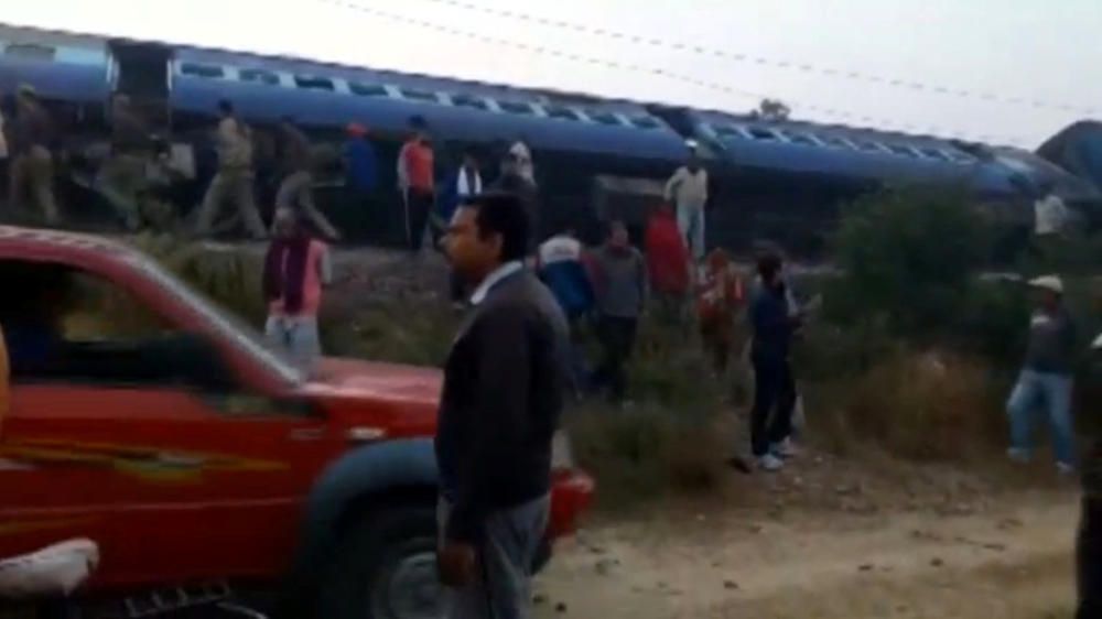 Accidente de tren en la India