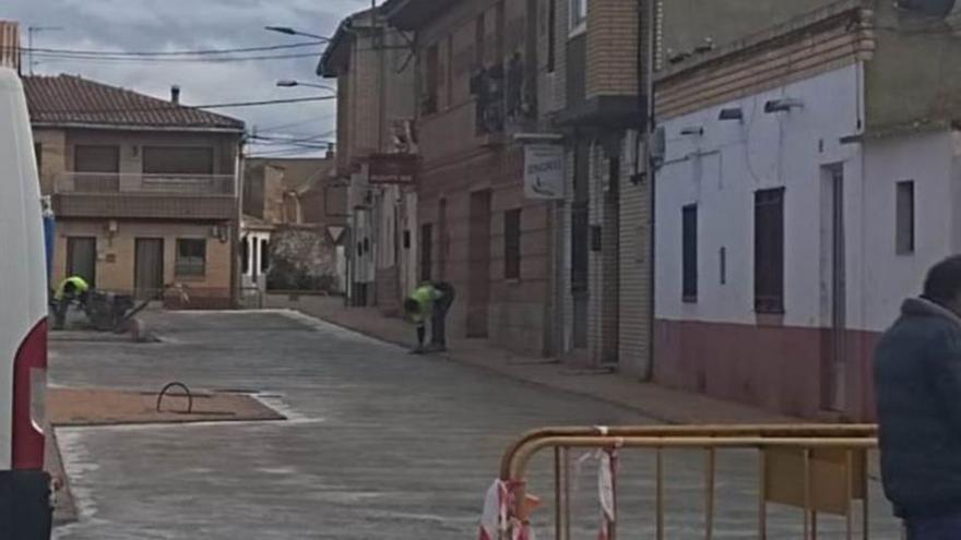 La lluvia retrasó la finalización de los trabajos. | SERVICIO ESPECIAL