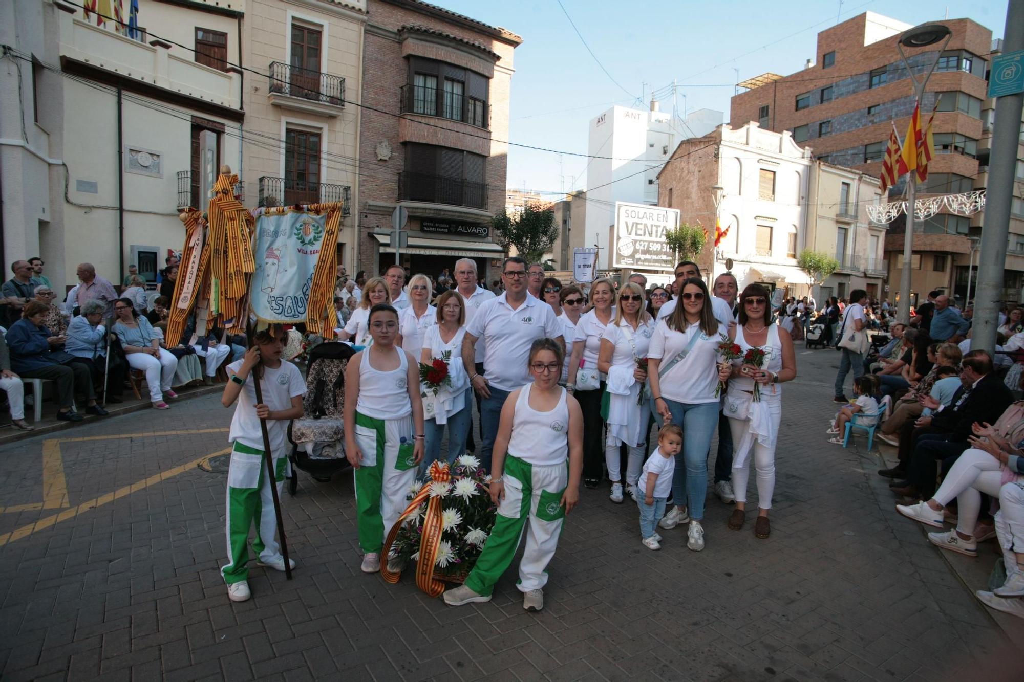 Galeria de fotos de l'ofrena de flors a Sant Pasqual en Vila-real
