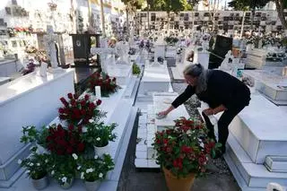 Un paseo por los cementerios de Málaga: flores y emociones