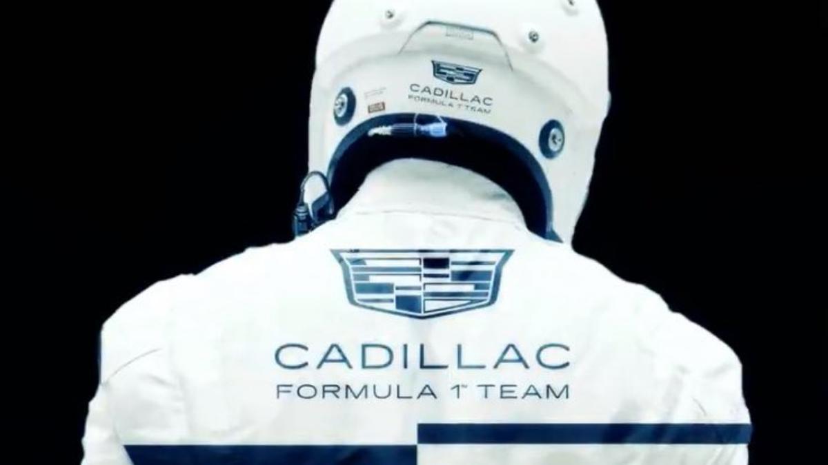 En el vídeo de presentación de Cadillac F1 aparecen los colores blanco y azul