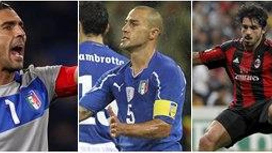 Buffon, Cannavaro y Gattuso se han visto afectados por el supuesto amaño de partidos en la Liga italiana.