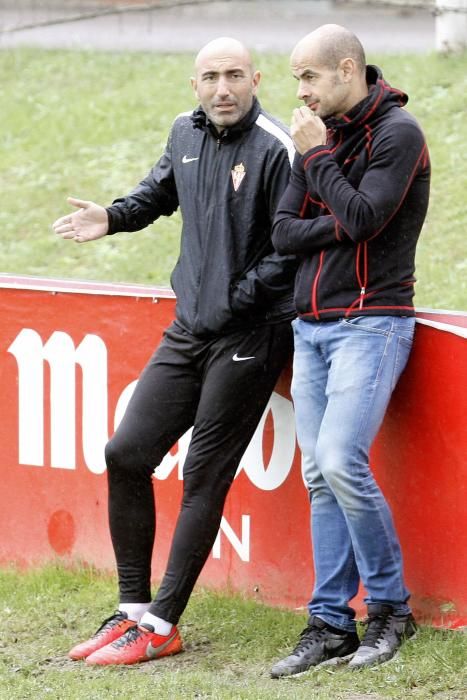 Entrenamiento del Sporting (sábado 5 de noviembre)