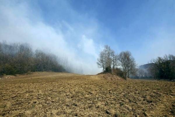 Imágenes del incendio en la Ribagorza