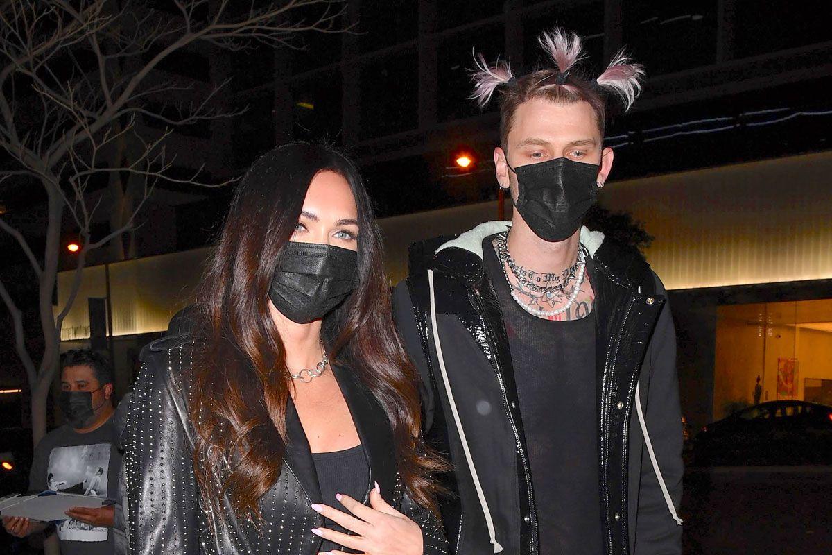 Actress Megan Fox y Machine Gun Kelly en Los Angeles