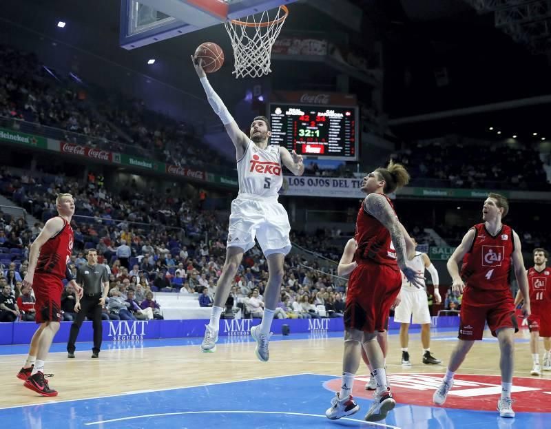 Las imágenes que nos ha dejado la derrota del CAI Zaragoza frente al Real Madrid (96-84)