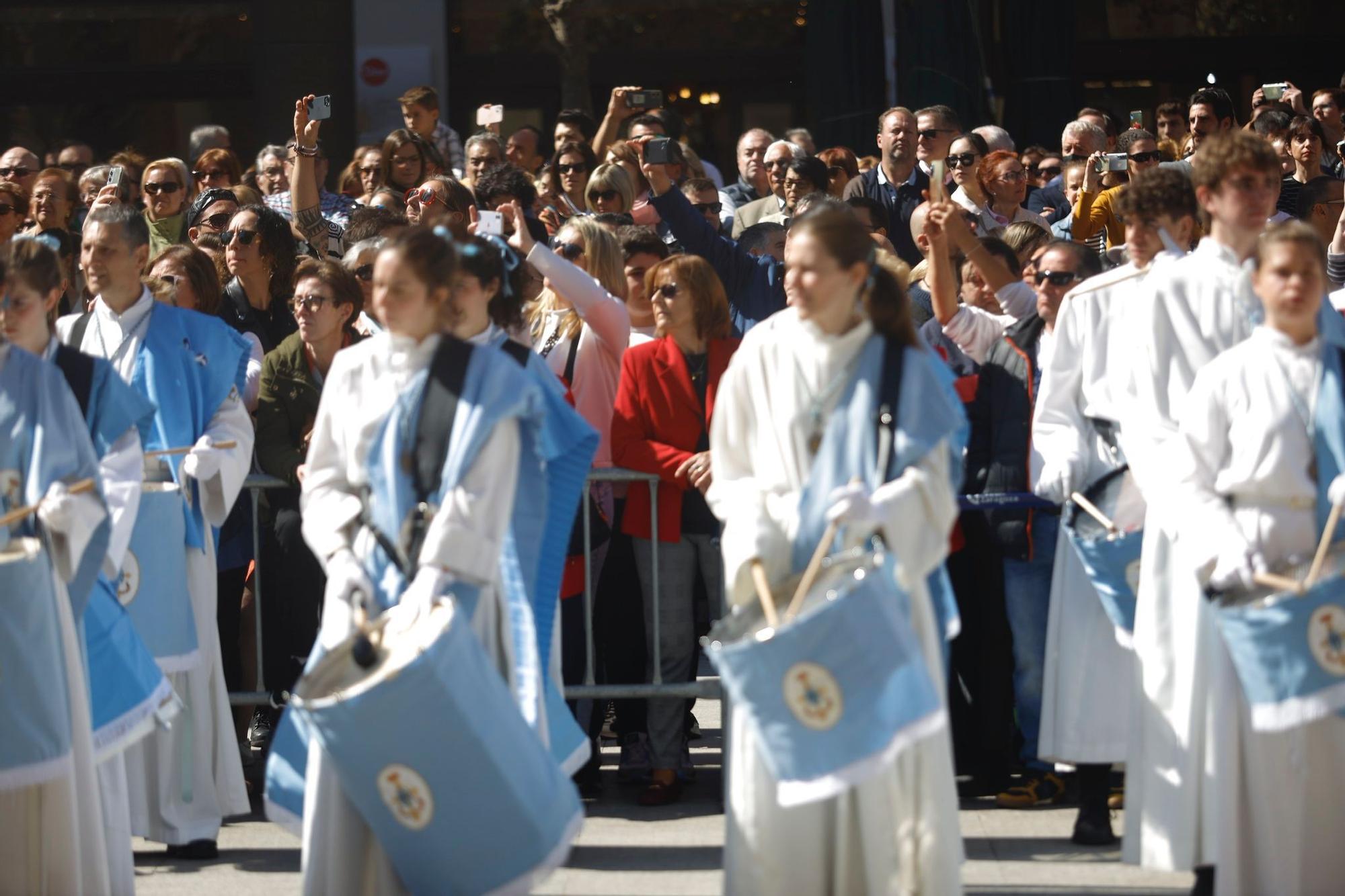 En imágenes | Procesión del Domingo de Resurrección en Zaragoza