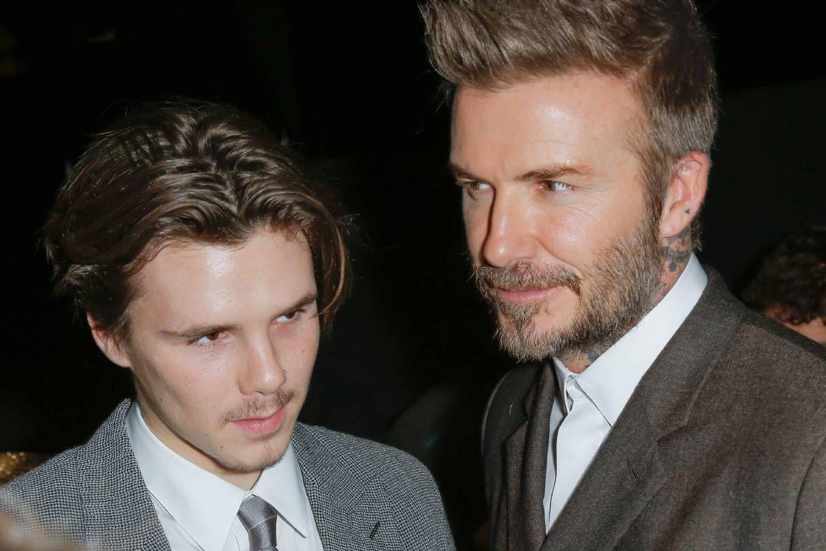 Cruz Beckham y su padre, David Beckham