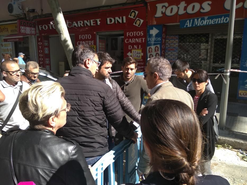 Los vecinos desalojados del edificio de es Fortí ya pueden volver a sus casas