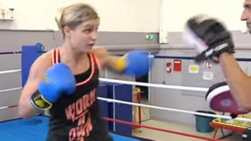 Angelique Duchemin, en un entrenament