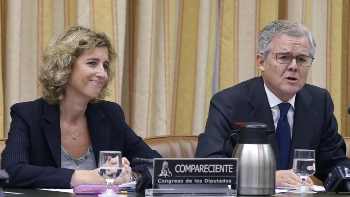 Ana María Martínez-Pina y Sebastián Albella, candidatos del Gobiernos a vicepresidente y presidente de la CNMV