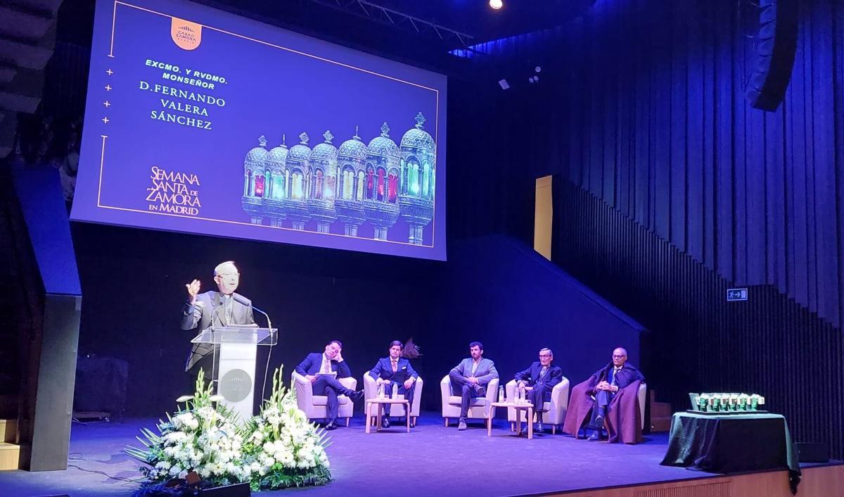 El pregón de la Casa de Zamora en Madrid Semana Santa del pasado año.