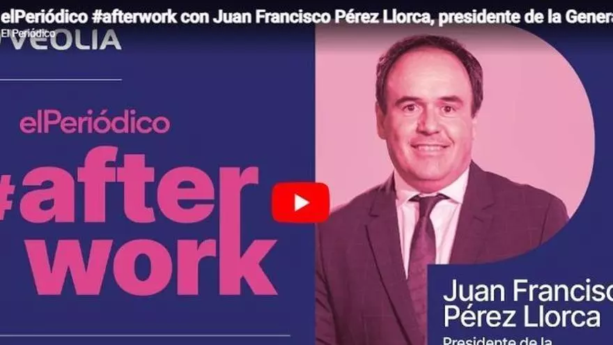 El presidente de la Generalitat Valenciana, Juan Francisco Pérez Llorca, en el Afterwork de EL PERIÓDICO