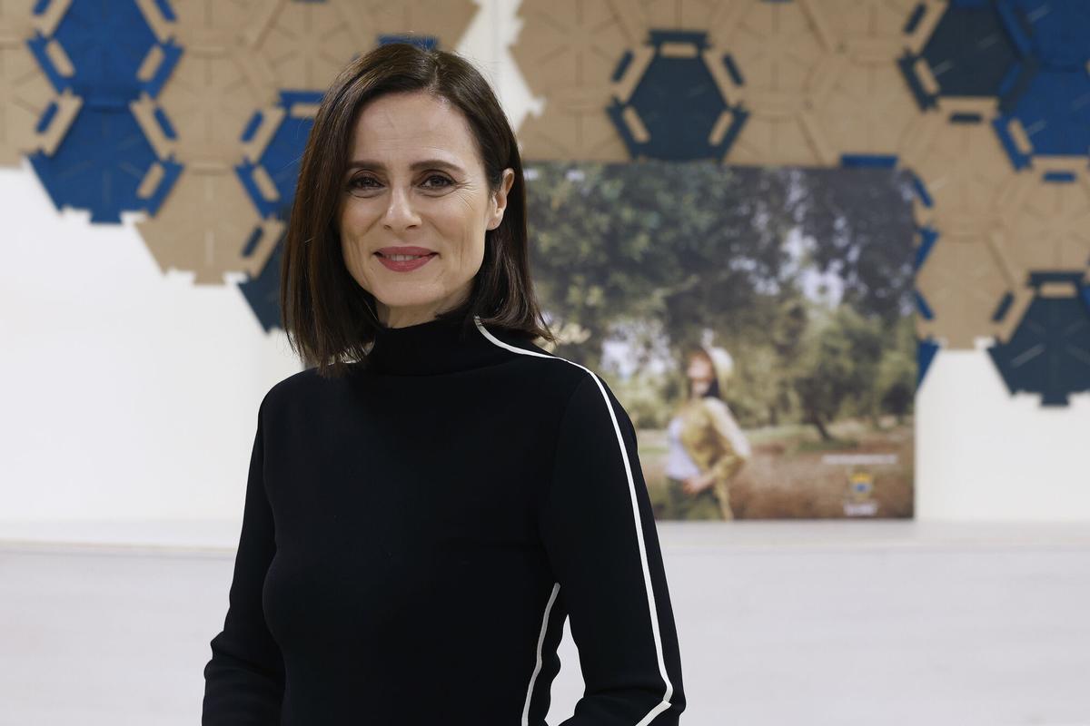 La actriz Aitana Sánchez-Gijón, que esta noche recibe el Goya de Honor.