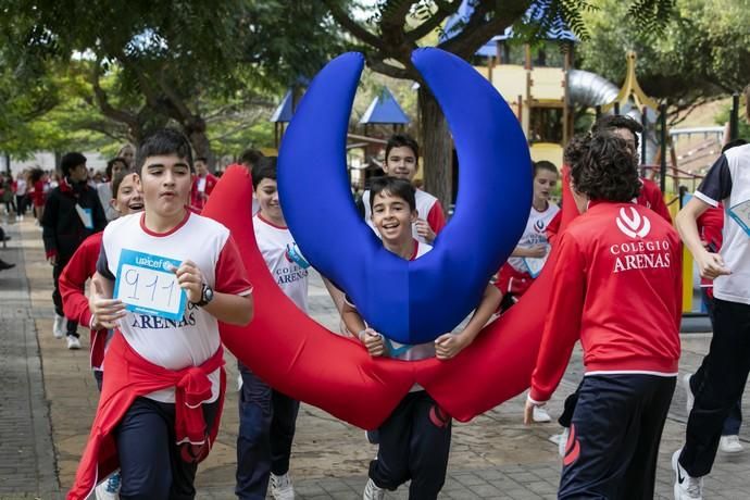 01.02.19. Las Palmas de Gran Canaria. Carrera Solidaria Colegio Arenas. Parque Juan Pablo II.  Foto Quique Curbelo