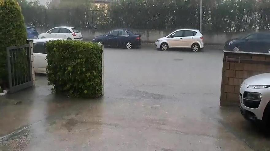 Lluvia intensa en Esparraguera