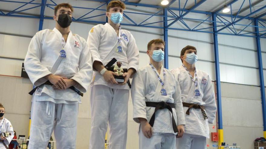 El Judo Avilés, con cuatro oros, el más premiado en el Campeonato de Asturias junior