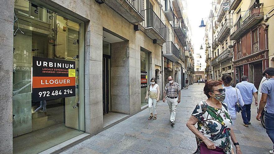 Un local per llogar al carrer de l&#039;Argenteria.