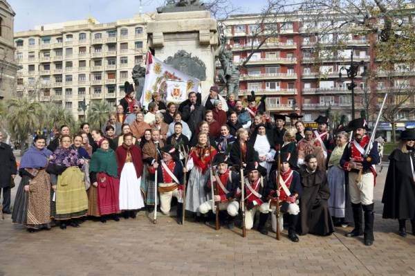 Fotogalería: Recreacionistas homenajean Los Sitios de Zaragoza