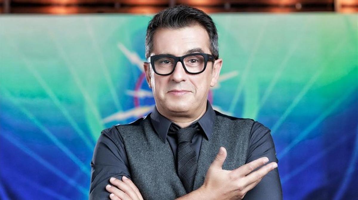 Andreu Buenafuente, al plató d’’En el aire’. Andreu Buenafuente, al plató d’’En el aire’.