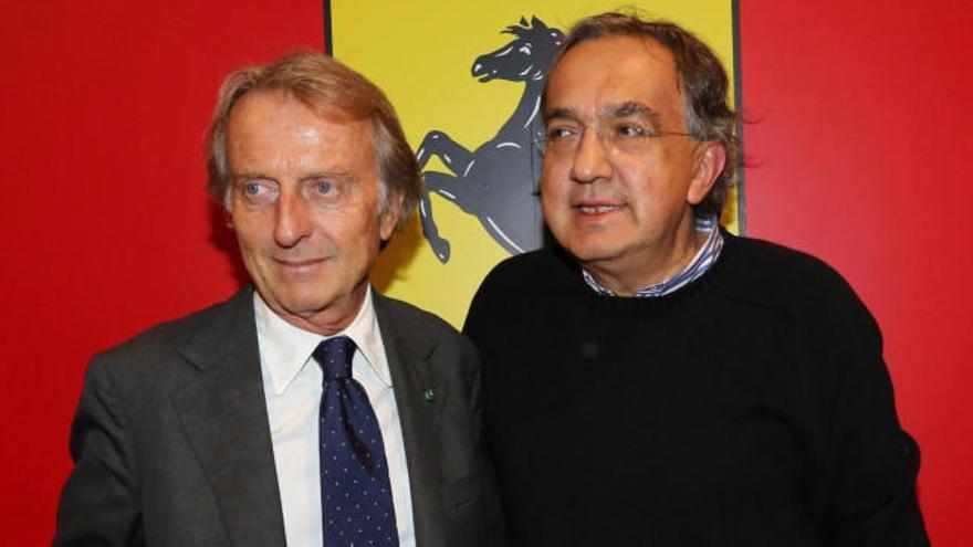 Luca Cordero di Montezemolo y Sergio Marchionne