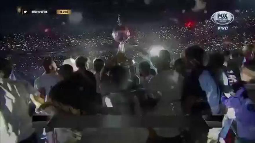 Así celebró el River Plate su título de Copa Libertadores, en el Monumental