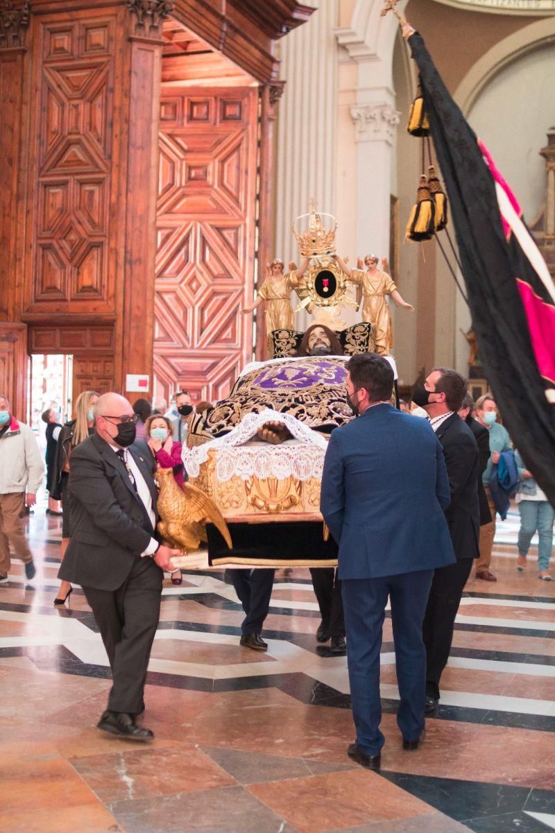 El Cristo de la Cama podrá venerarse en el Pilar este Sábado Santo