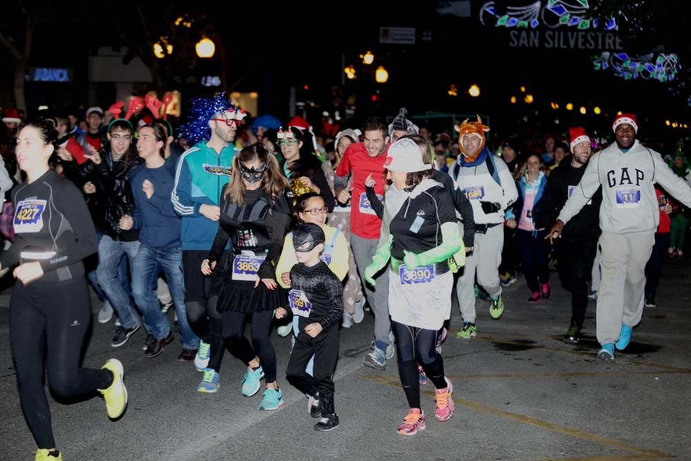 La San Silvestre más colorida en Alicante