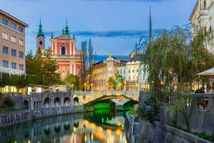 Liubliana es una de las ciudades más románticas de Europa.