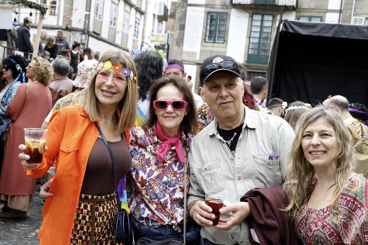 San Martiño Pinario revive el Santiago de 1976 con '50 anos aló': "Esta festa creceu moito"