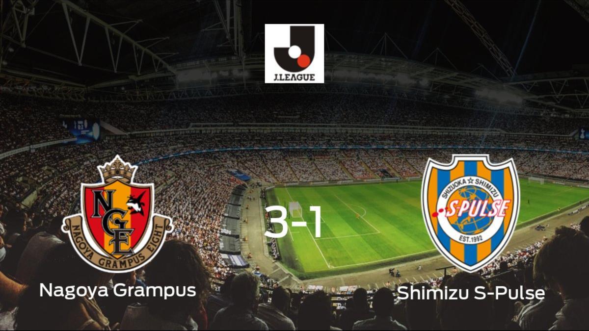 El Nagoya Grampus se lleva tres puntos tras ganar 3-1 al Shimizu S-Pulse