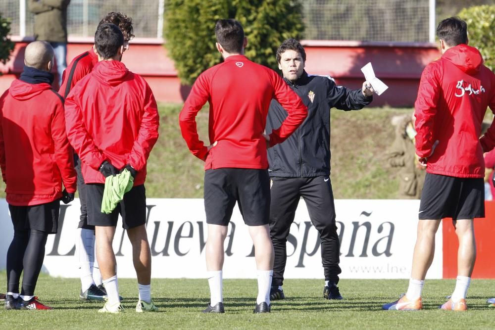 Entrenamiento del Sporting