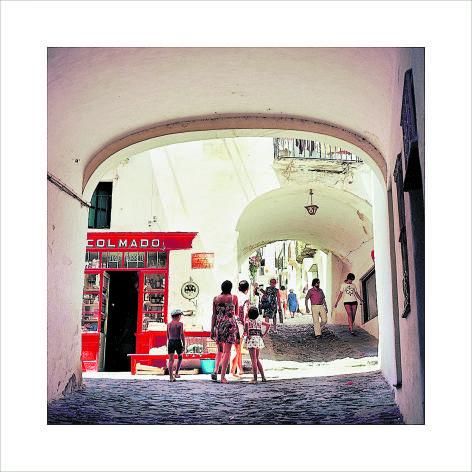 El carrer del Doctor Callís, als anys 70