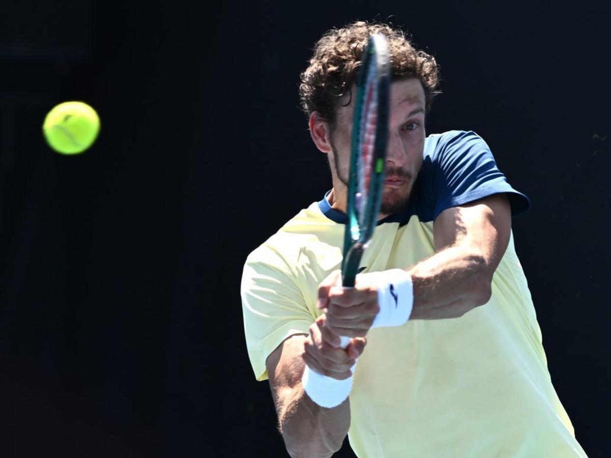 Pablo Carreño, durante el Open de Australia.